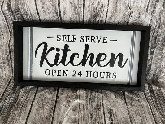 Self Serve Kitchen Wall Art